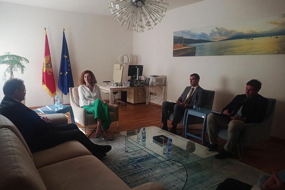 U fokusu Vlade u tehničkom mandatu ostaje ispunjenje ostalih prioritetnih mjerila: Sa sastanka Marovićeve i Feltena, Foto: Vlada Crne Gore