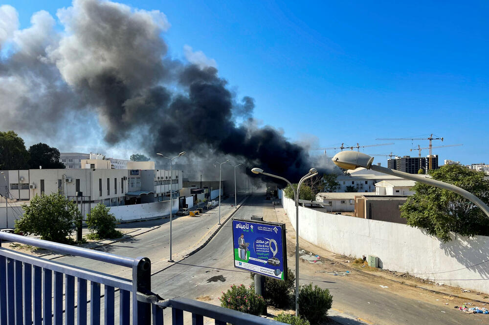 Dim koji se podiže nakon sukoba u Libiji, Foto: REUTERS
