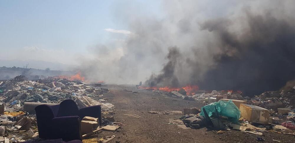 Deponija Konik požar