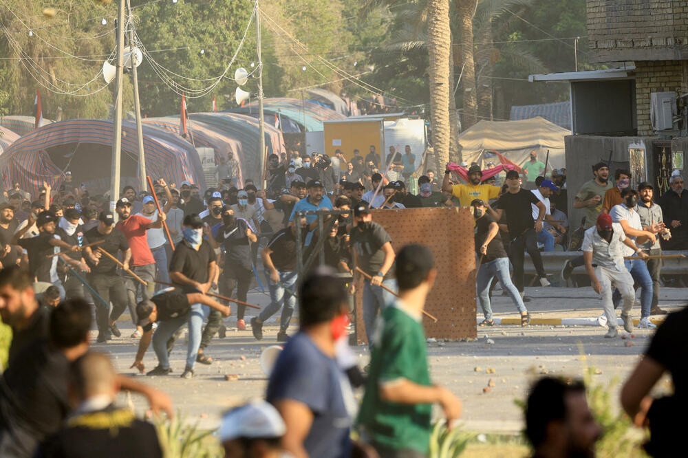 Današnji sukobi u Bagdadu, Foto: Reuters