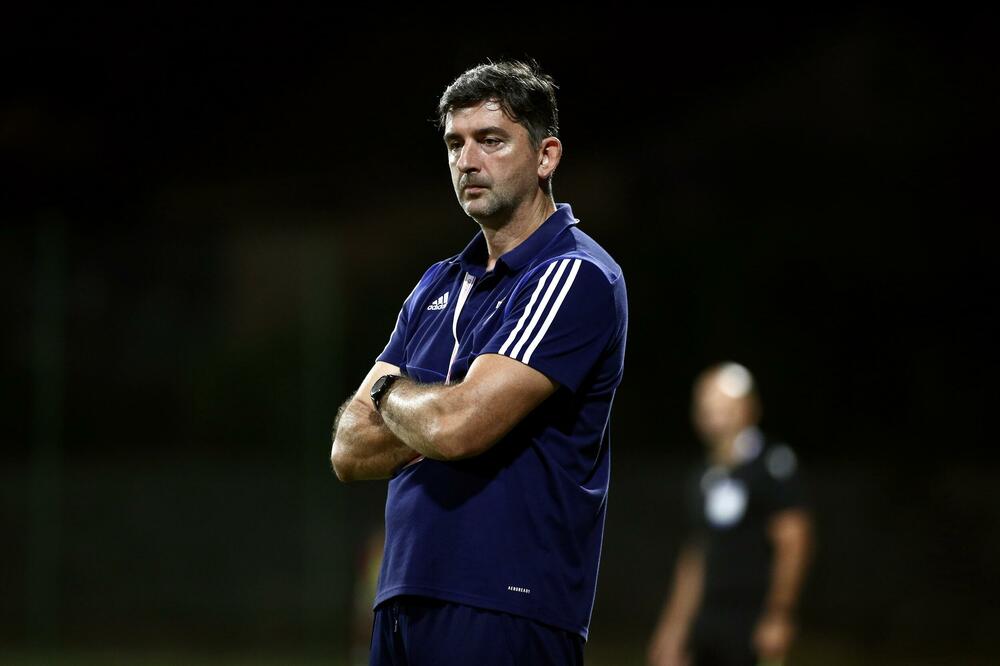 Miodrag Džudović iz perioda dok je vodio Budućnost, Foto: FSCG