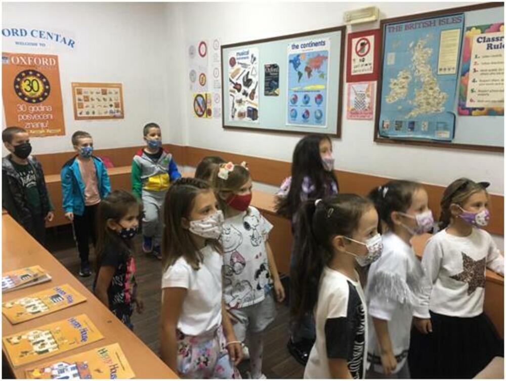 ' TPR metoda - najmlađi učenici su aktivni na času'