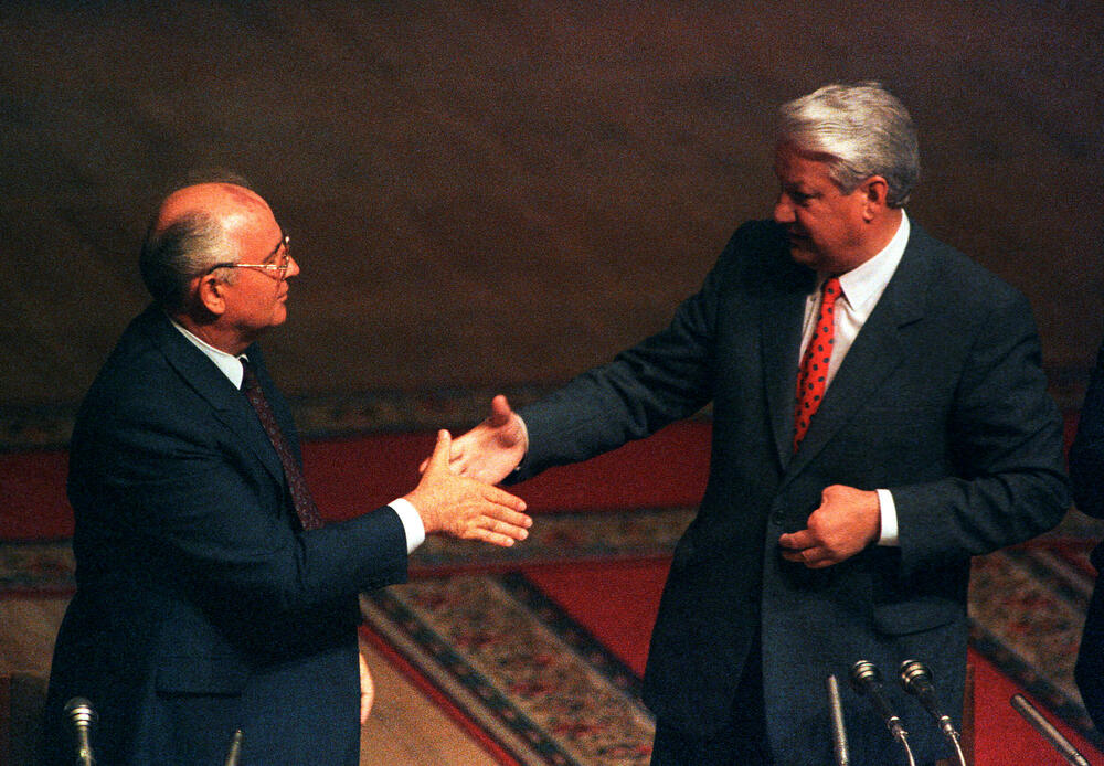 Gorbačov i Jeljcin