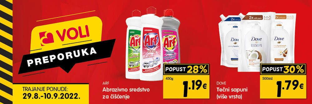 <p>Svaki početak je lakši uz dobru pripremu. U Voli i Naš diskont marketima je u toku velika Uhvati popuste akcija.</p>