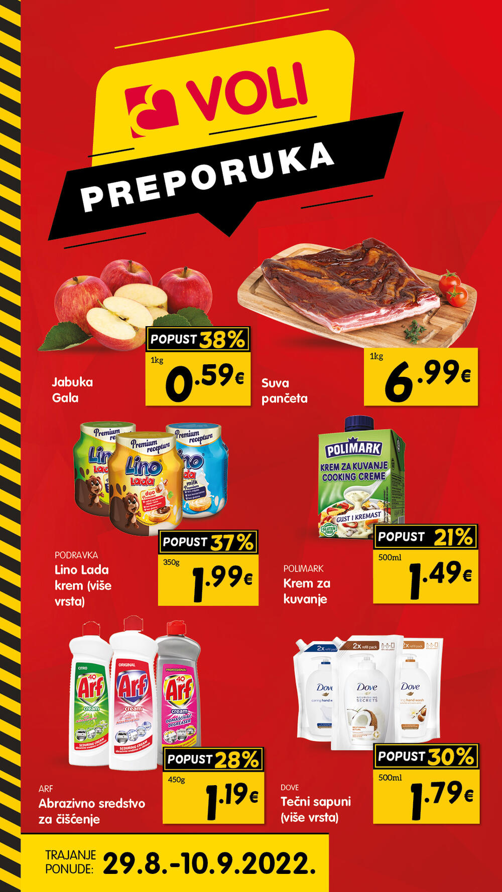 <p>Svaki početak je lakši uz dobru pripremu. U Voli i Naš diskont marketima je u toku velika Uhvati popuste akcija.</p>