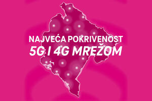 Crnogorski Telekom ima najveću pokrivenost 5G i 4G mrežom u zemlji