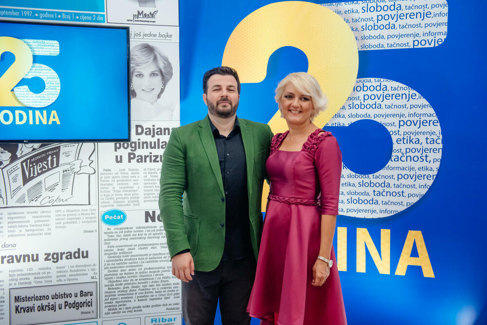 <p>Nezavisni dnevnik Vijesti 1. septembra obilježio je 25 godina postojanja. Tom prilikom organizovana je proslava</p>