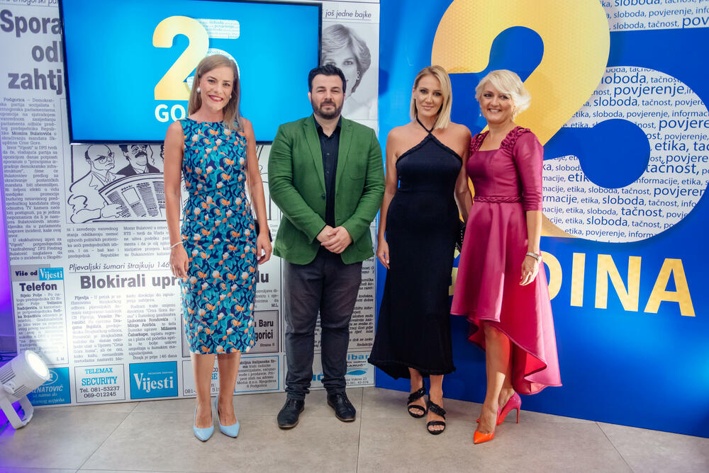 <p>Nezavisni dnevnik Vijesti 1. septembra obilježio je 25 godina postojanja. Tom prilikom organizovana je proslava</p>