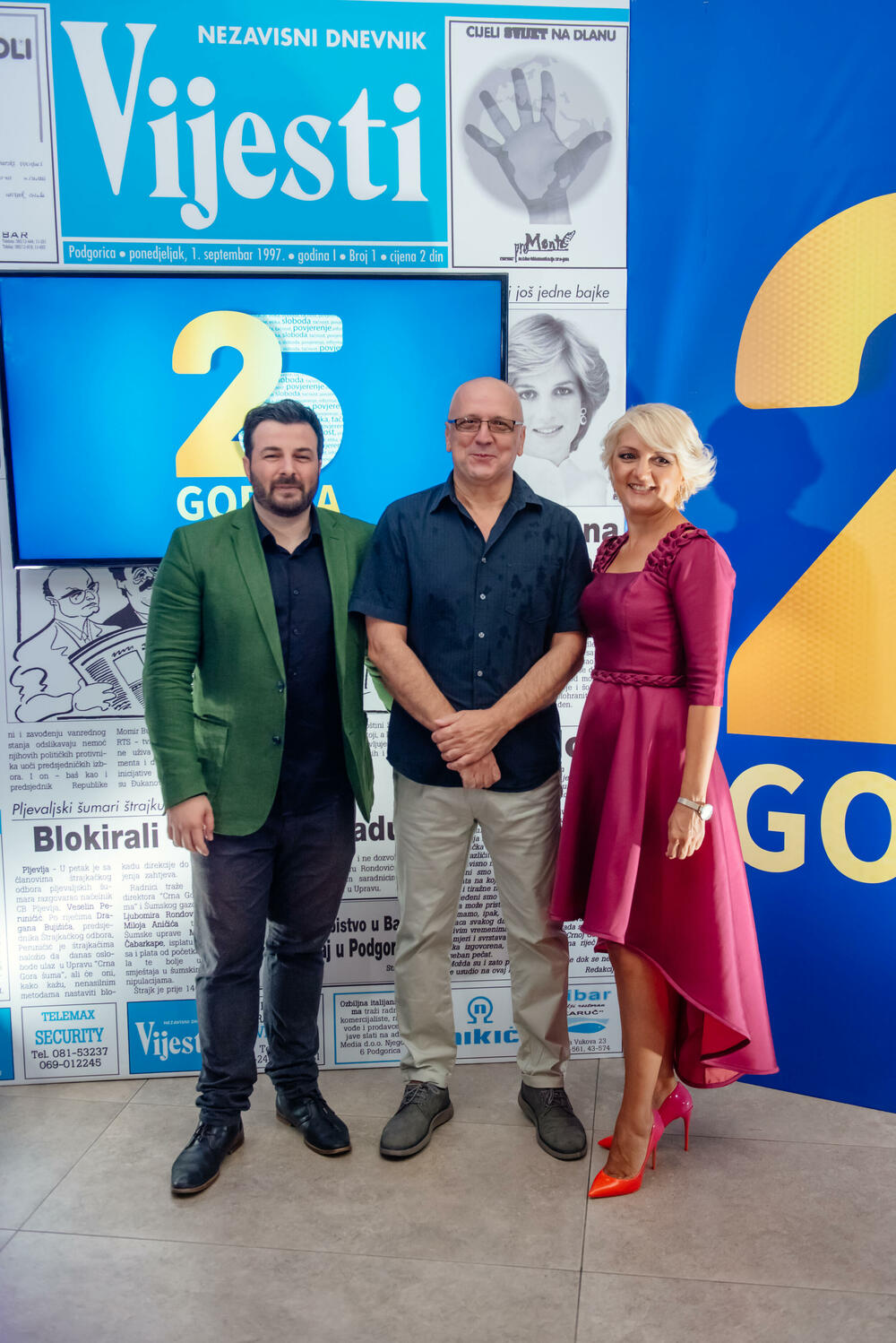 <p>Nezavisni dnevnik Vijesti 1. septembra obilježio je 25 godina postojanja. Tom prilikom organizovana je proslava</p>