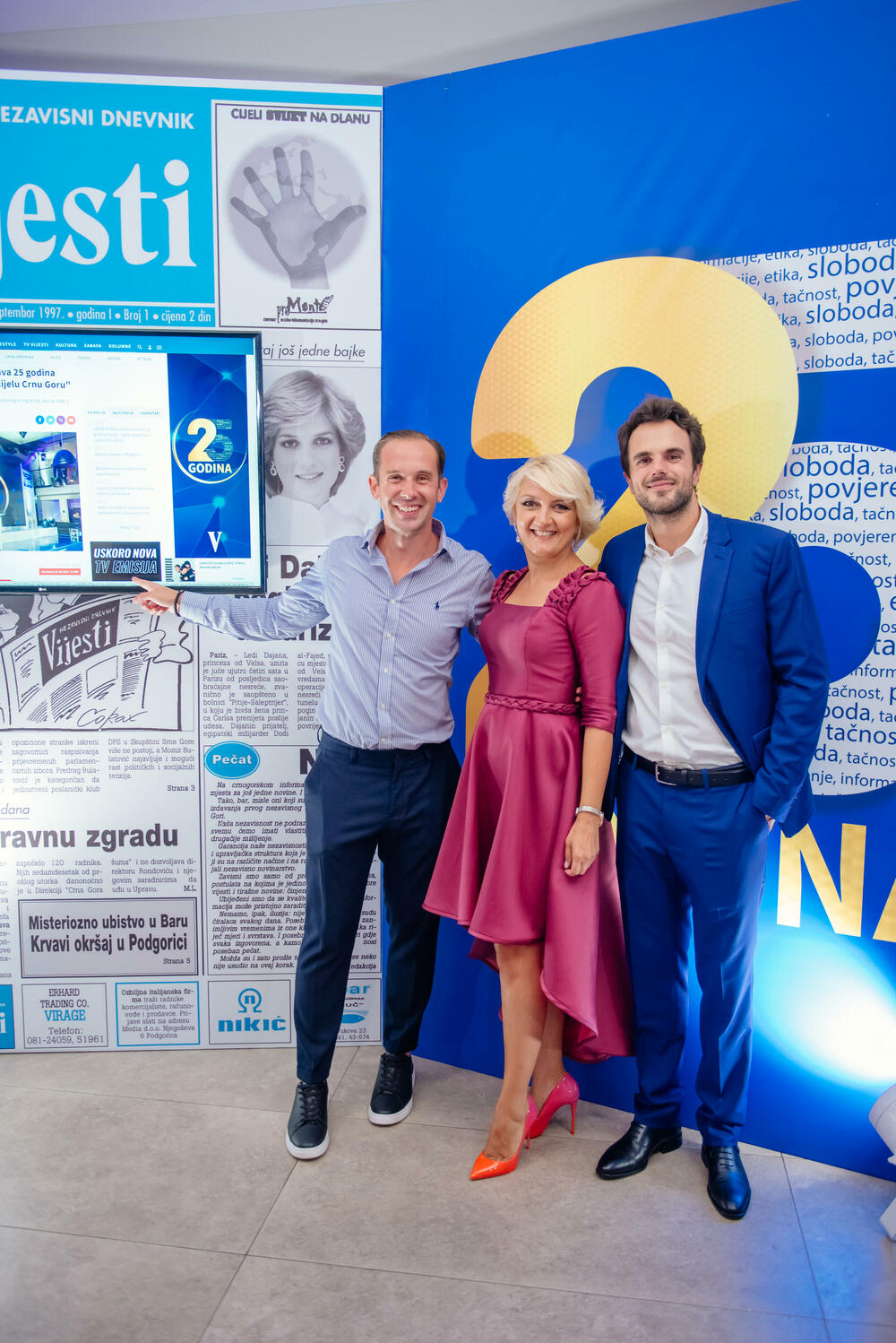 <p>Nezavisni dnevnik Vijesti 1. septembra obilježio je 25 godina postojanja. Tom prilikom organizovana je proslava</p>