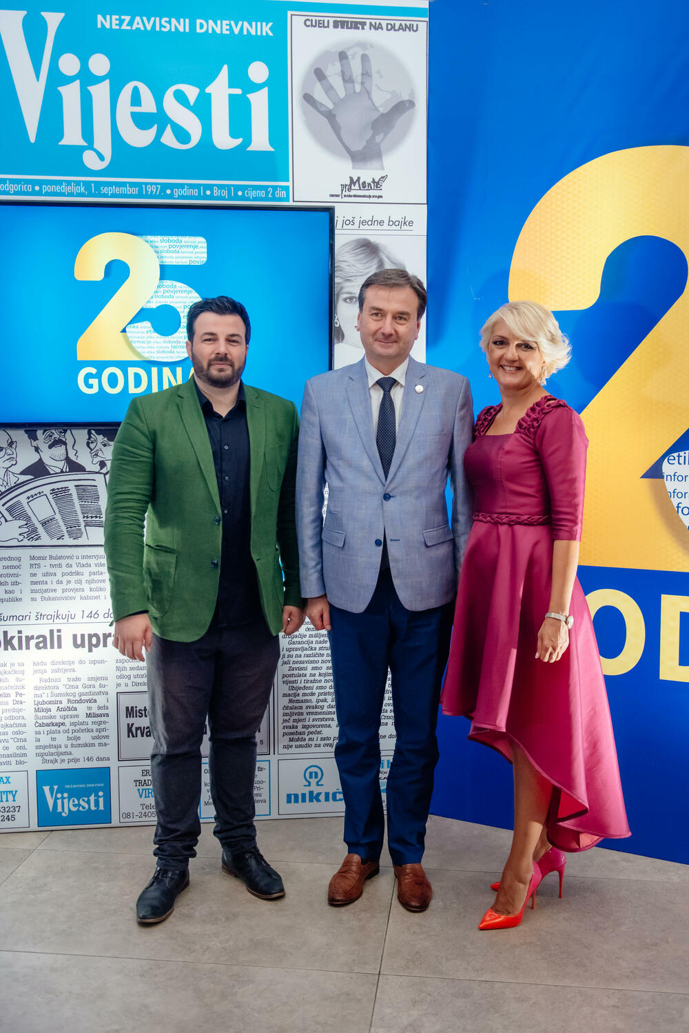 <p>Nezavisni dnevnik Vijesti 1. septembra obilježio je 25 godina postojanja. Tom prilikom organizovana je proslava</p>