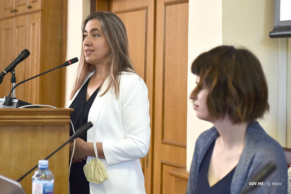 Ščepanović se obraća na skupu, Foto: Ministarstvo nauke i tehnološkog razvoja