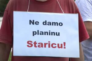 U Beogradu održan protest protiv miniranja planine 'Starica'