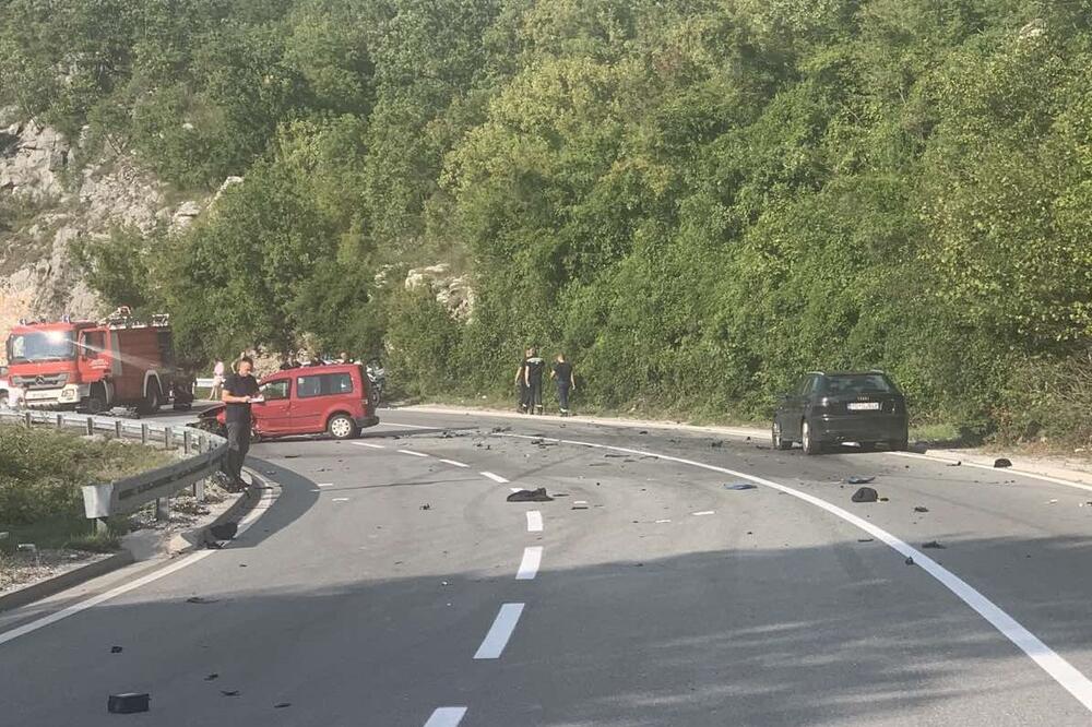 Sa mjeste nesreće, Foto: Čitalac Vijesti