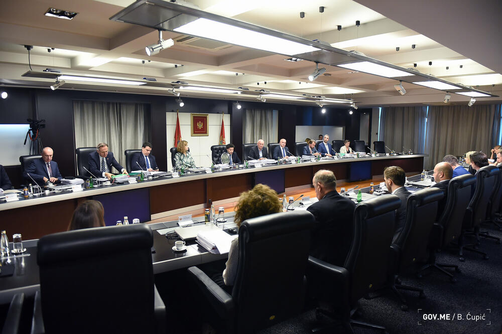 Sa sjednice, Foto: Bojana Ćupić/Vlada Crne Gore