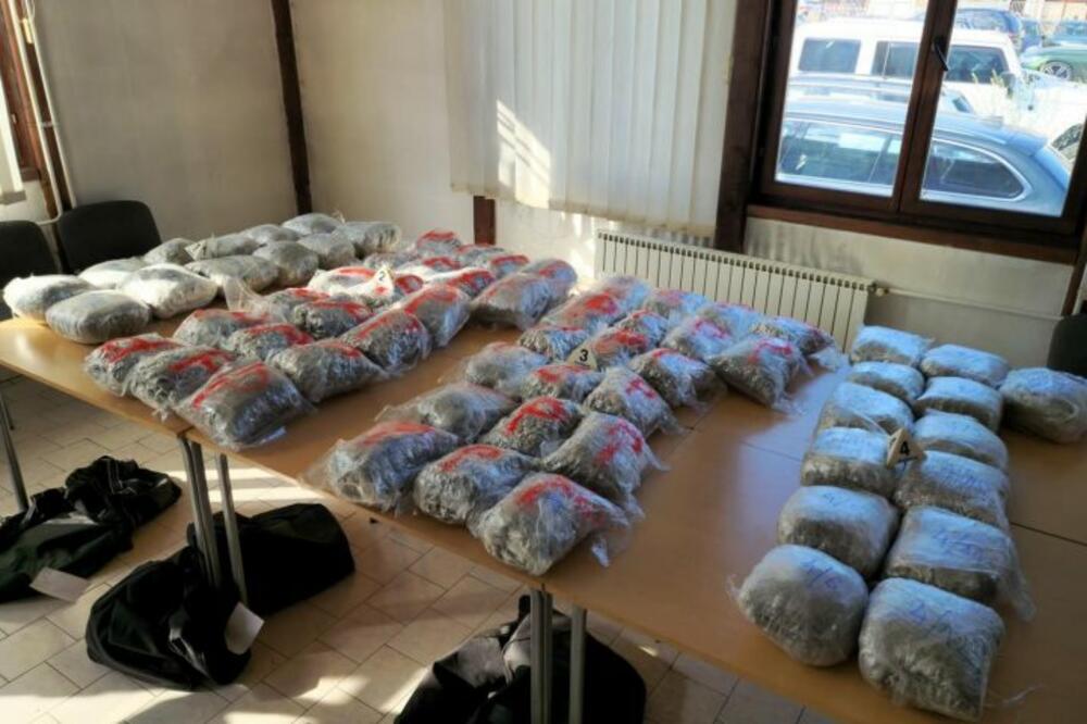 Zaplijenjena droga, Foto: MUP Srbije