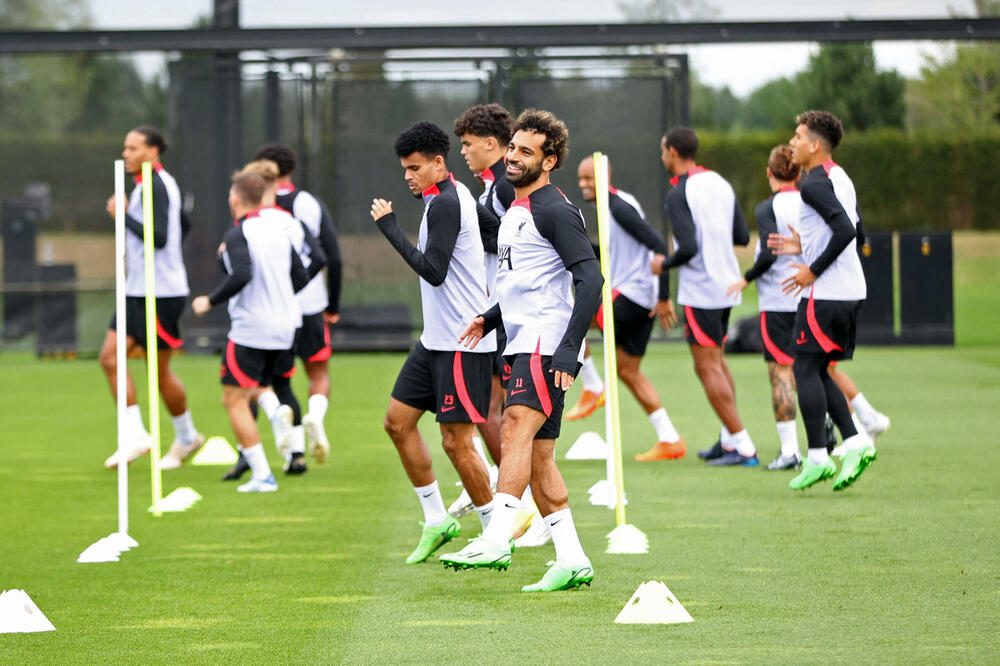 Trening Liverpula pred odlazak u Napulj, Foto: Reuters