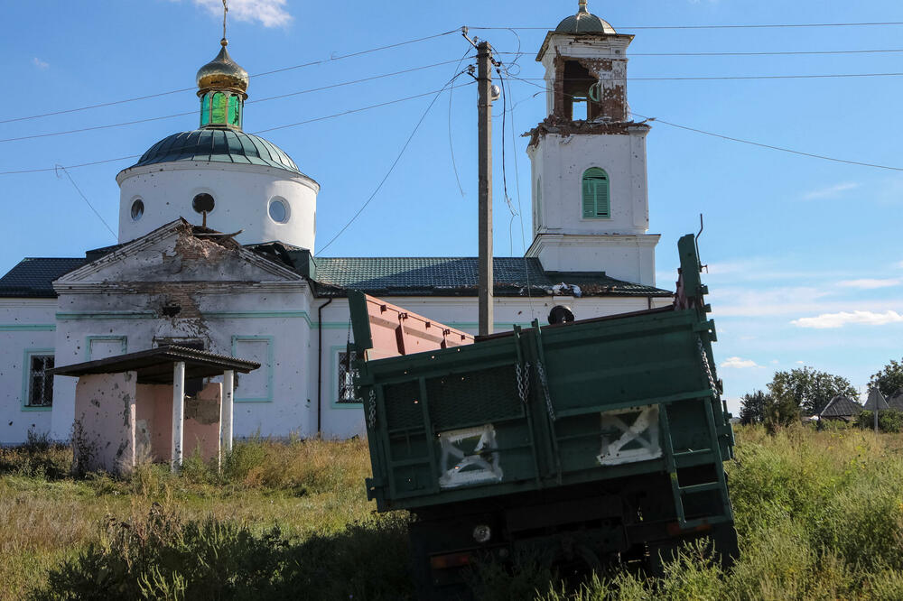 Jedno od sela u Harkovskoj oblasti koje je oslobodila Ukrajina, Foto: Reuters