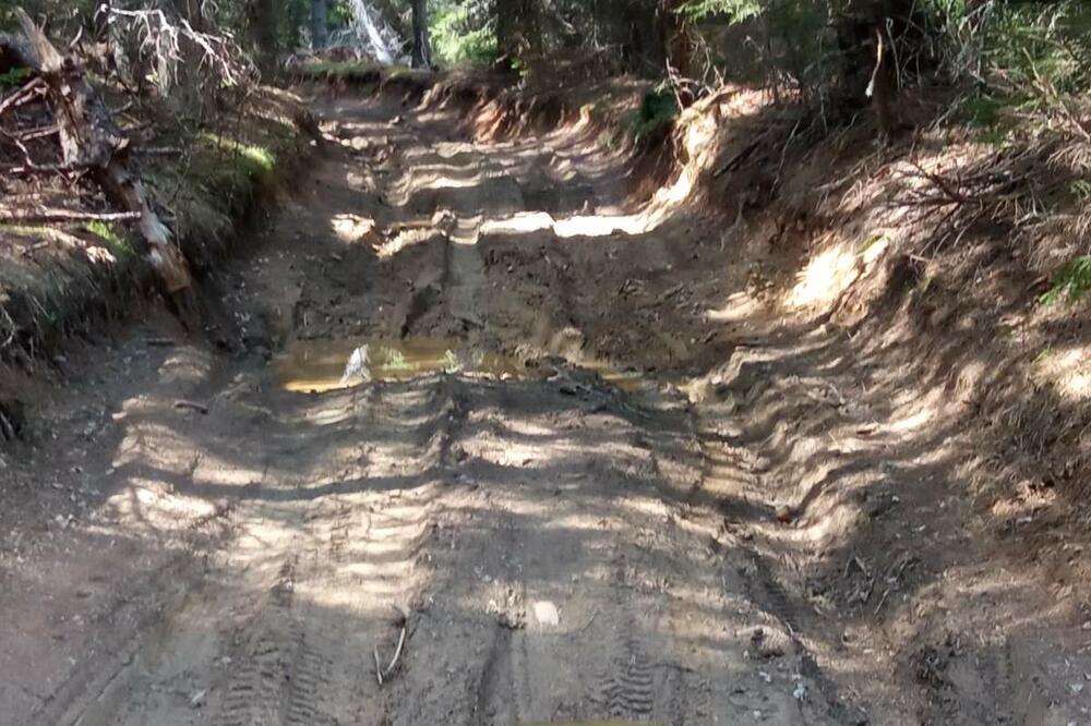 Put u katastrofalnom stanju, Foto: Privatna arhiva