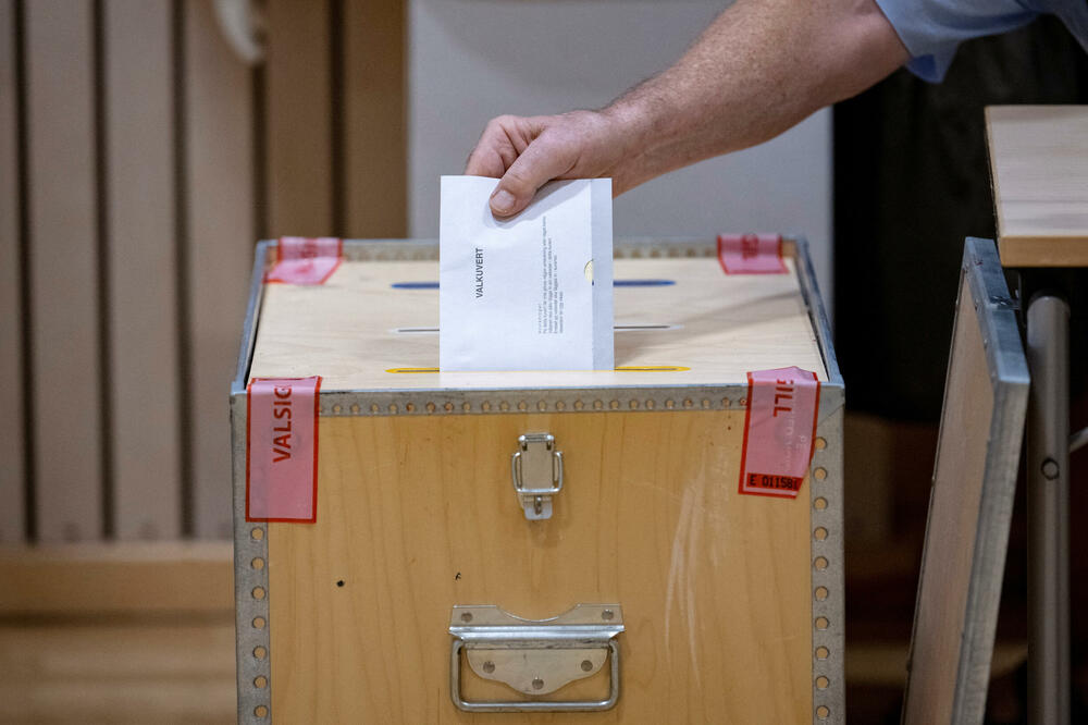 Sa izbornog mjesta u Malmeu, Foto: Reuters