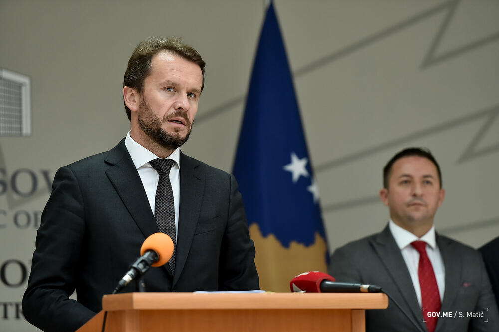 Konjević tokom posjete Kosovu, Foto: Saša Matić/Vlada Crne Gore