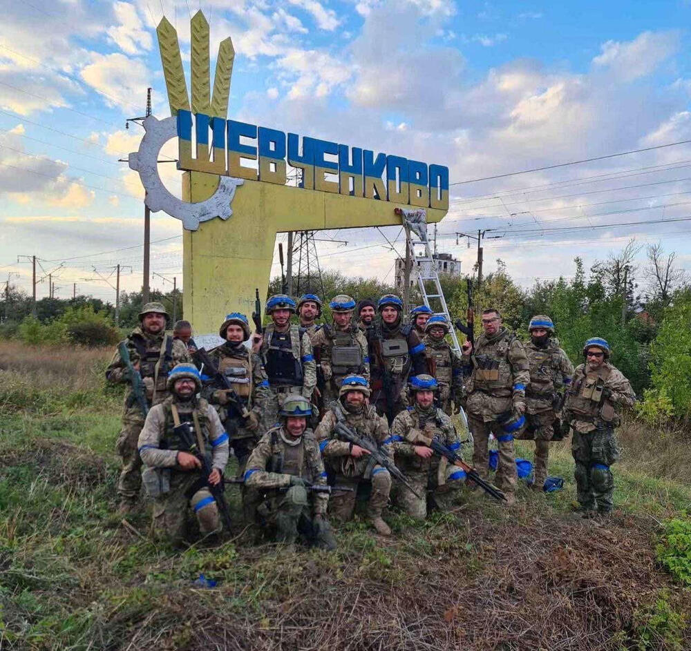 Ukrajinski vojnici kod naselja Vasilenkove u oblasti Harkova