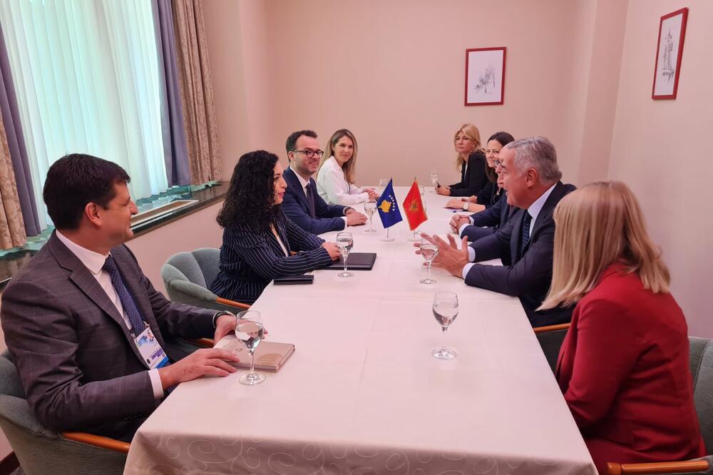 Detalj tokom razgovora, Foto: Služba za informisanje predsjednika Crne Gore
