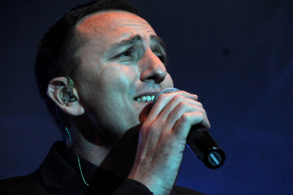 Ćetković na jednom od nastupa u Podgorici, Foto: Luka Zeković