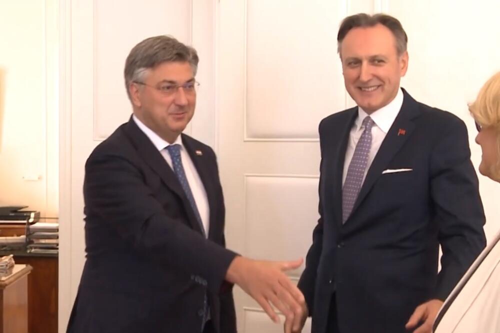 Plenković i Krivokapić, Foto: Screenshot/gov.me