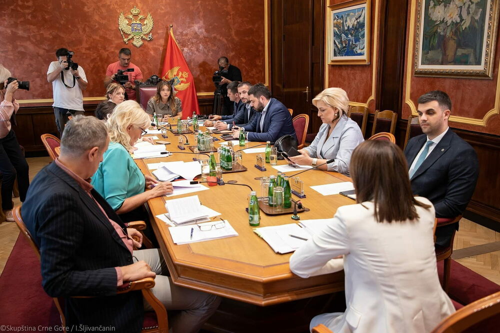 Sa jučerašnje sjednice Ustavnog odbora, Foto: Skupština Crne Gore/Igor Šljivančanin