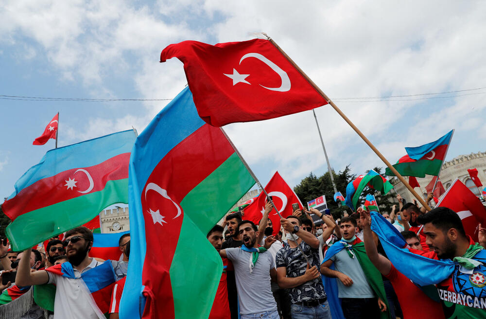 Protest Azerbejdžanaca u Istanbulu