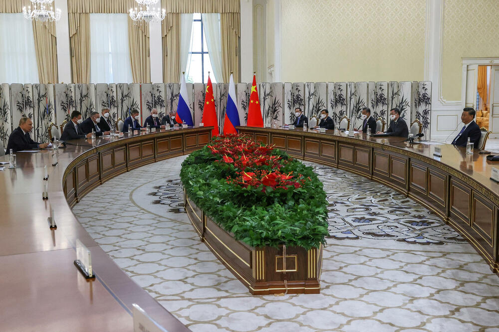 Sastanak Putina i Sija na marginama samita SCO u Uzbekistanu, Foto: Rojters