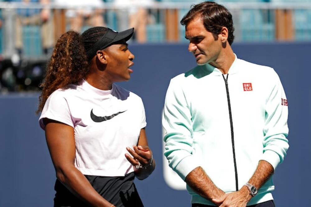 Serena Vilijams i Rodžer Federer, Foto: Reuters