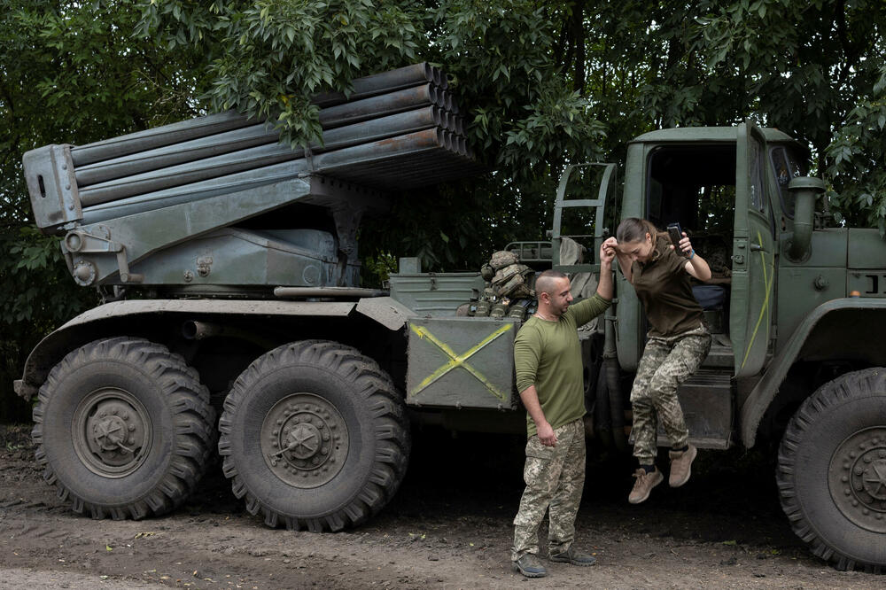 Pripadnici ukrajinske vojske na poziciji blizu linije fronta u Mikolajivskoj oblasti, Foto: Rojters