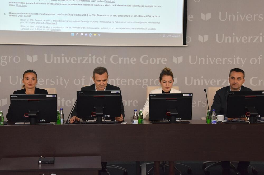 Sa sjednice Senata UCG, Foto: UCG