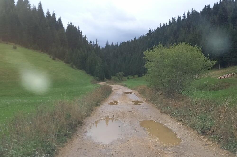 Put u lošem stanju, Foto: Jadranka Ćetković