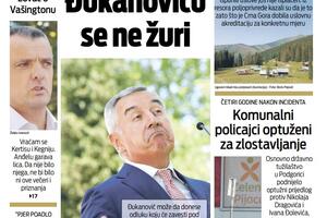 Naslovna strana "Vijesti" za 20. septembar 2022. godine