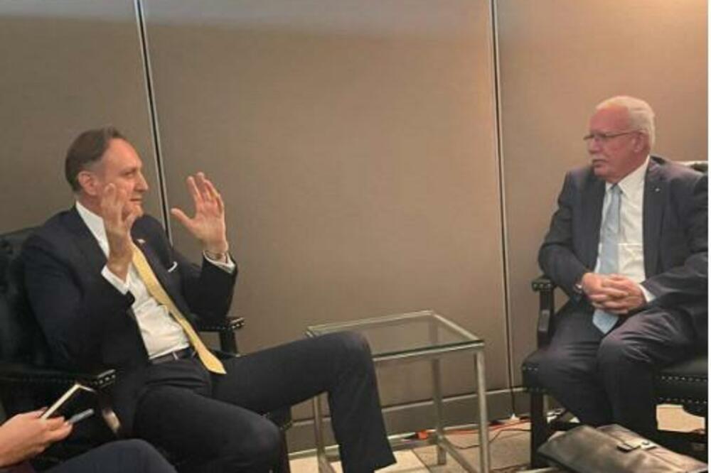 Krivokapić i Maliki, Foto: Ambasada Palestine u Crnoj Gori