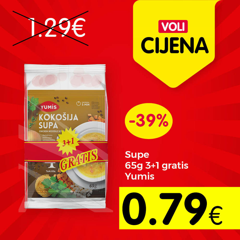 <p>Kada vodite brigu o kućnom budžetu kupujete po najnižim cijenama na tržištu, po Voli cijenama.</p>