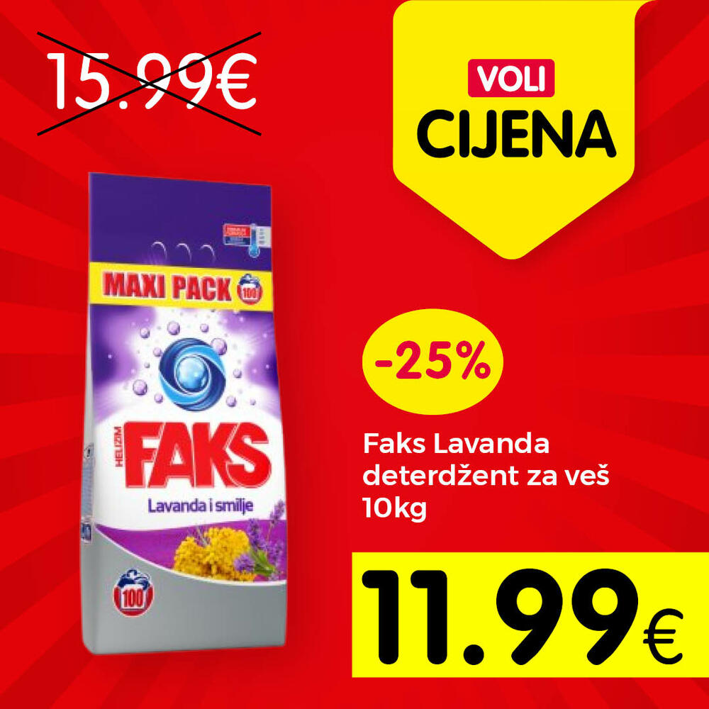 <p>Kada vodite brigu o kućnom budžetu kupujete po najnižim cijenama na tržištu, po Voli cijenama.</p>