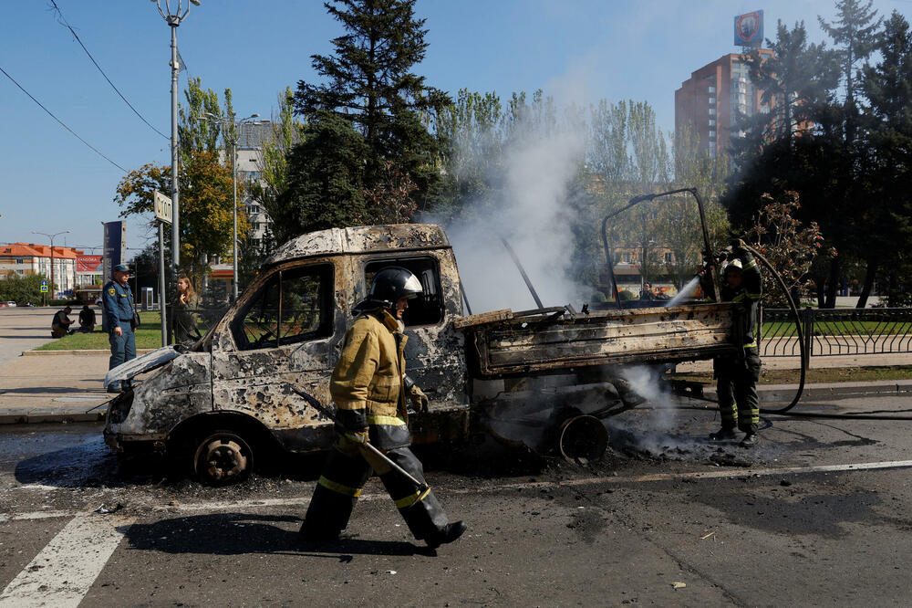 Detalj tokom jednog od ranijih napada na Donjeck, Foto: Reuters