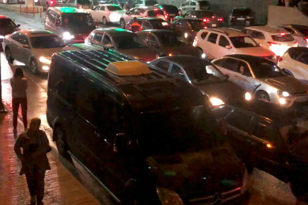 Juče na granici između Rusije i Gruzije, Foto: Rojters