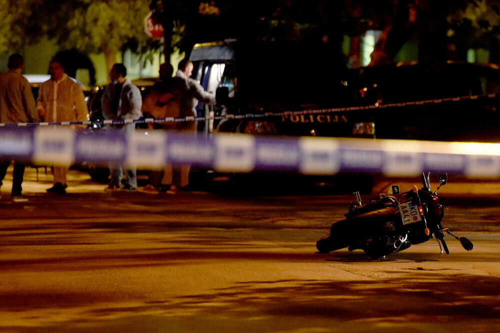 Uviđaj nakon ubistva, Foto: Savo Prelević