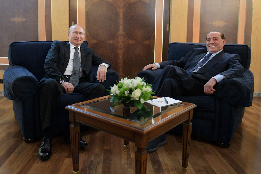 Putin i Berluskoni, Foto: Reuters