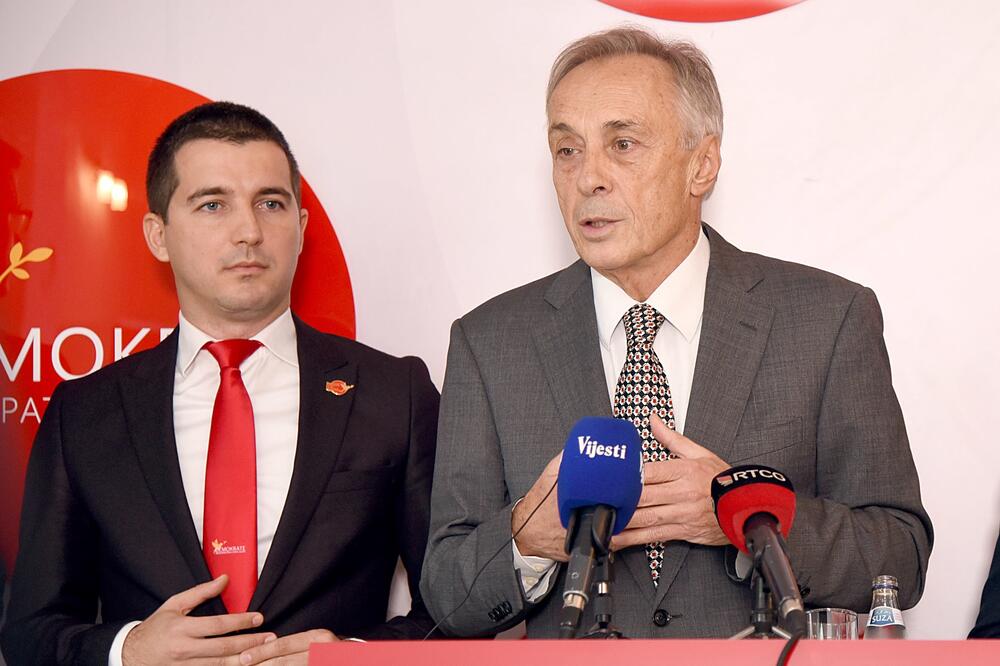 Lider Demokrata Aleksa Bečić i Lekić, Foto: Zoran Đurić