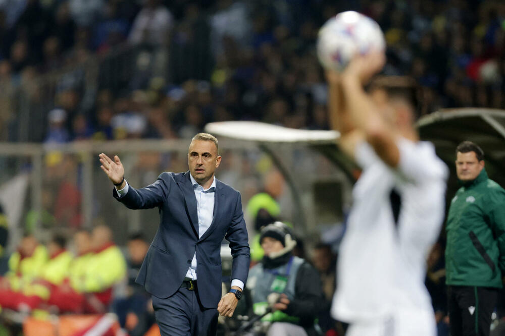 Petev na večerašnjem meču, Foto: Reuters