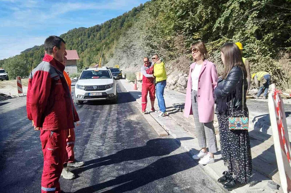 Šćepanović obišla radove dionice auto-puta “Princeza Ksenija”, Foto: Opština Kolašin
