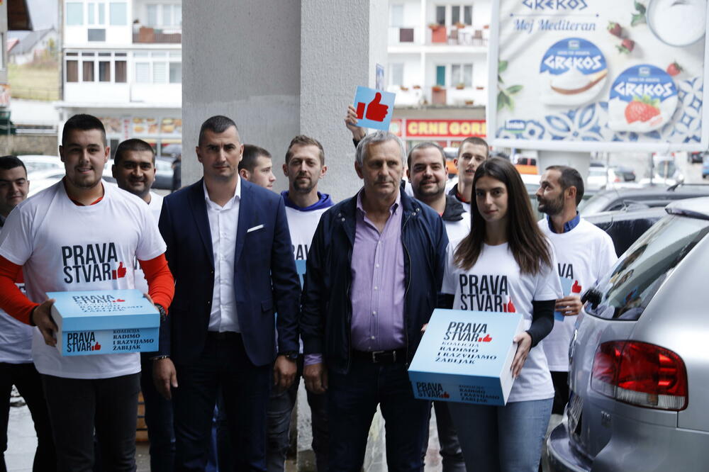 DPS, SD predao odborničku listu na Žabljaku, Foto: DPS