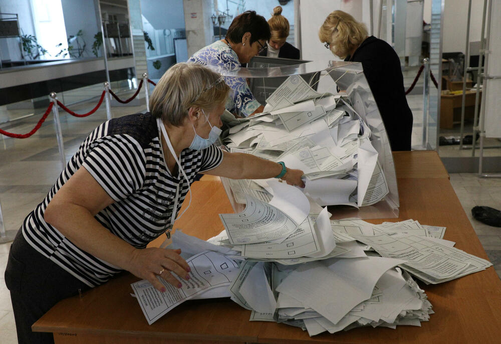 Sa biračkog mjesta u Sevastopolju