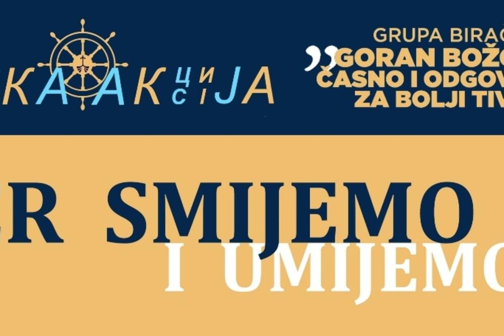 Foto: Tivatska Akcija i grupa birača Goran Božović - časno i odgovorno za bolji Tivat